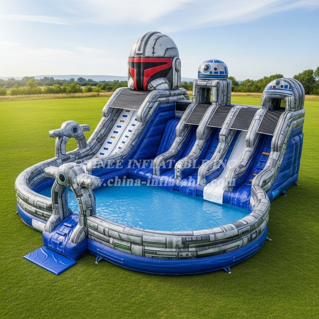 Pool3-694 Star Wars Theme Pool Water Park