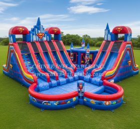 Pool3-701 Superman Theme Pool Water Park