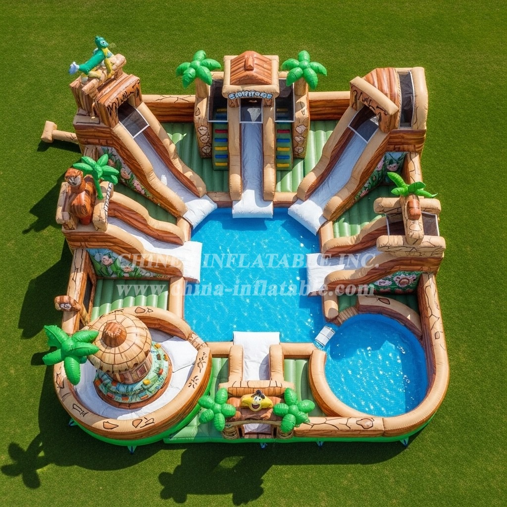 Pool3-711 The Flintstones Theme Pool Water Park