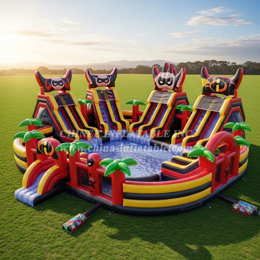 Pool3-713 The Incredibles Theme Pool Water Park