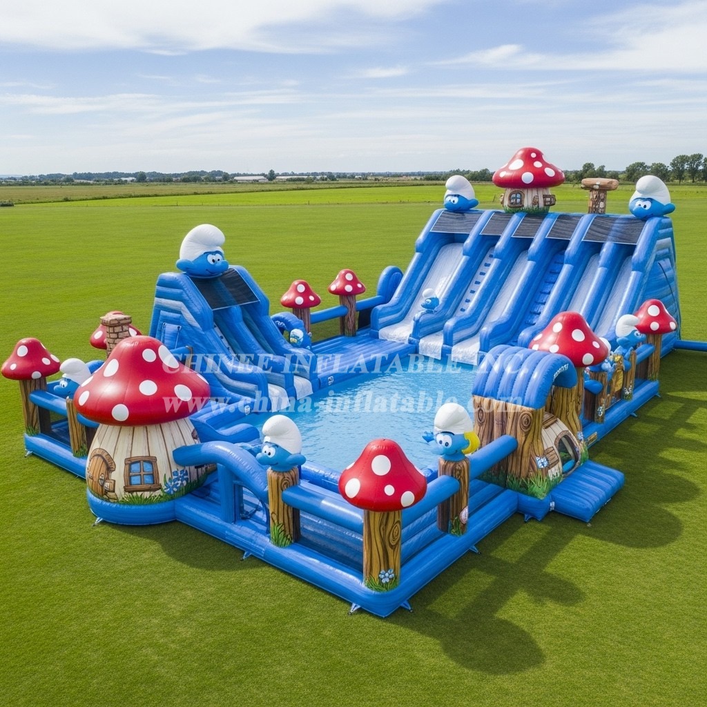 Pool3-721 The Smurfs Theme Pool Water Park