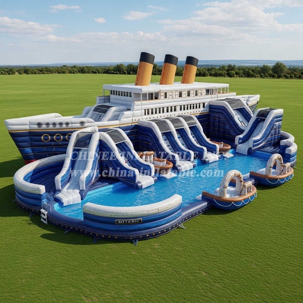 Pool3-732 Titanic Theme Pool Water Park