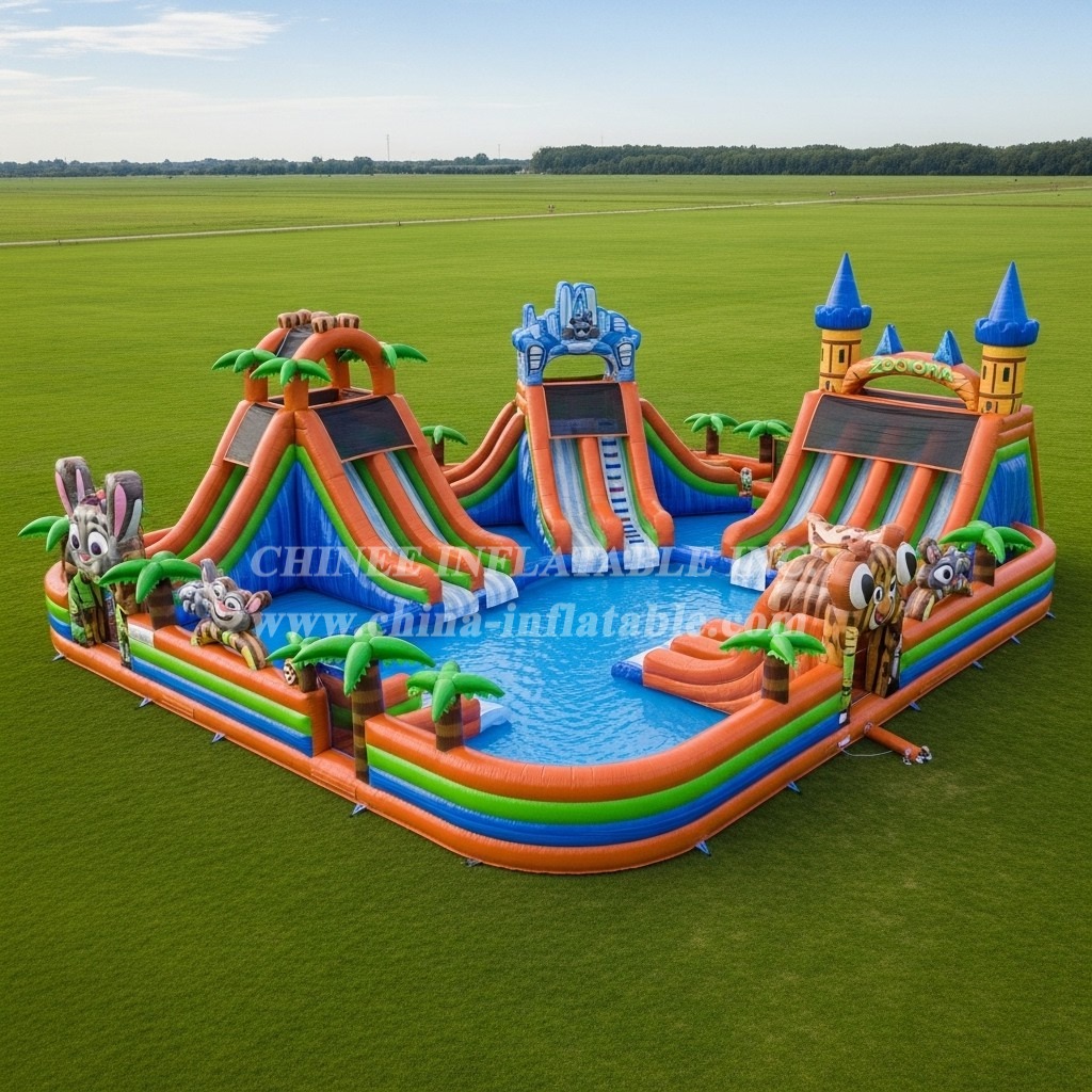 Pool3-743 Zootopia Theme Pool Water Park