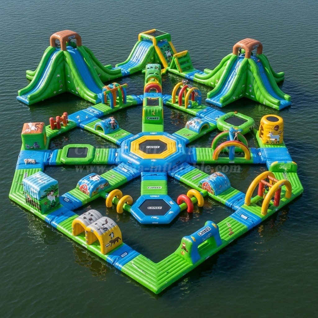 S304 Farm Theme Inflatable Water Park