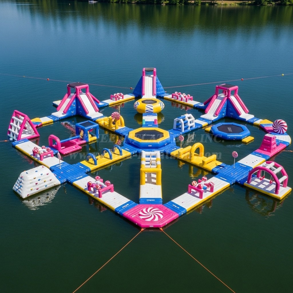 S320 Candy Theme Inflatable Water Park
