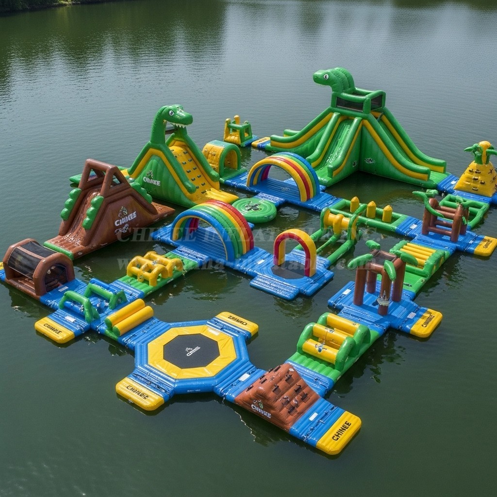 S377 Dinosaur Theme Inflatable Water Park