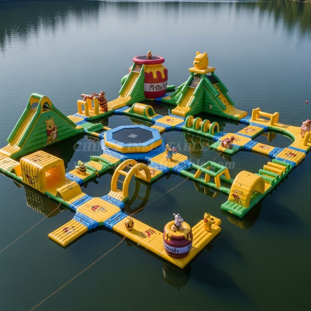 S388 Winnie the Pooh Inflatable Water Park
