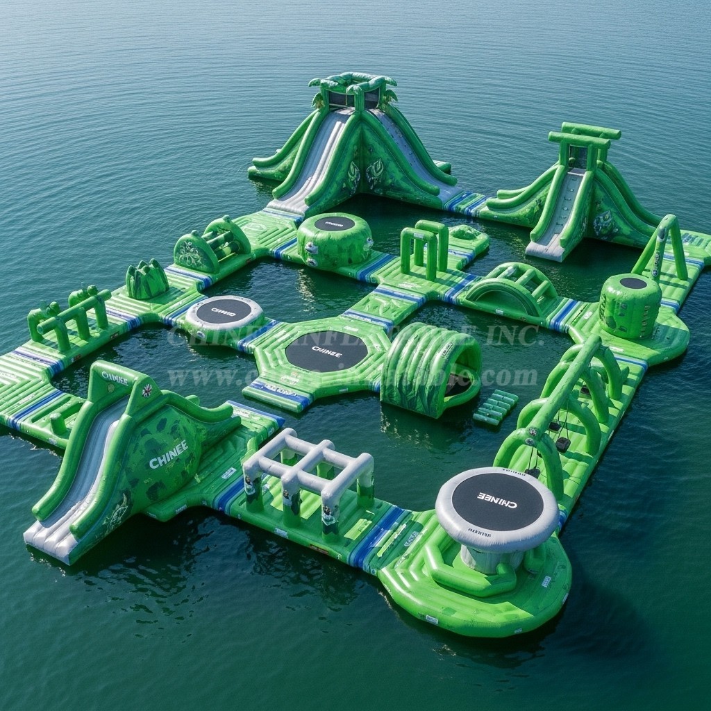 S434 Dinosaur Theme Inflatable Water Park