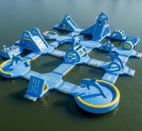 S441 Dolphin Theme Inflatable Water Park