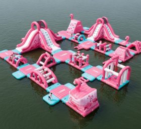 S469 Flamingo Theme Inflatable Water Park