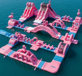 S476 Flamingo Theme Inflatable Water Park