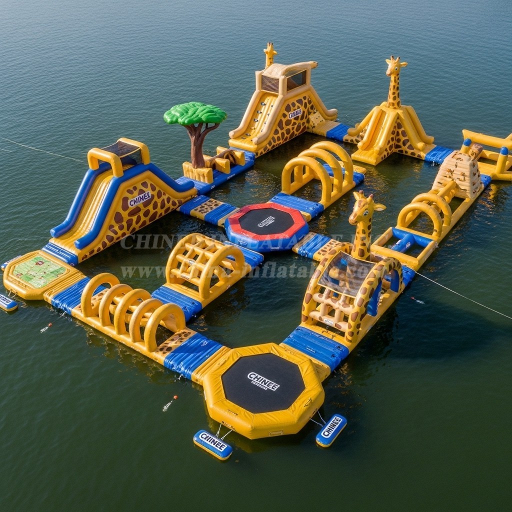 S480 Giraffe Theme Inflatable Water Park