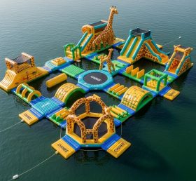 S482 Giraffe Theme Inflatable Water Park