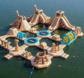 S485 Giraffe Theme Inflatable Water Park