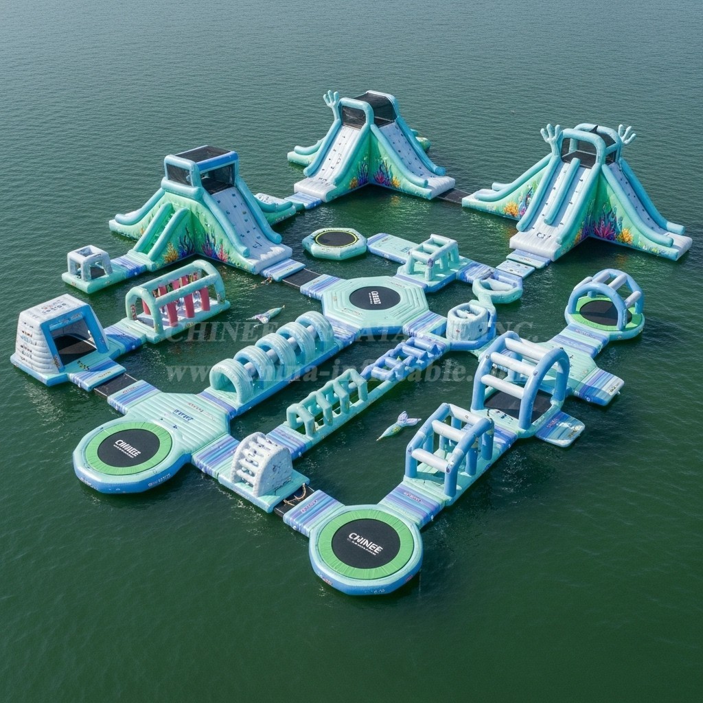 S500 Mermaid Theme Inflatable Water Park