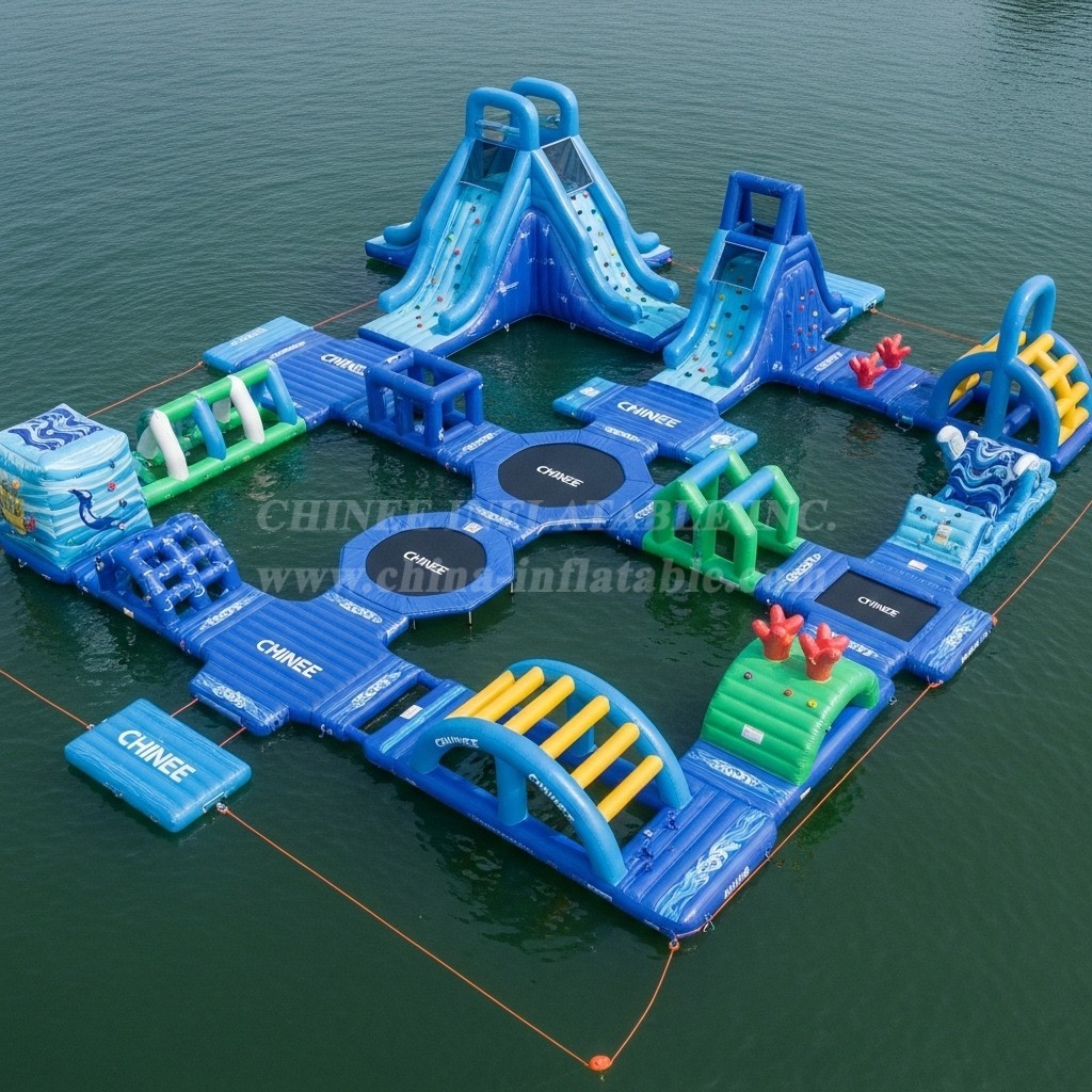 S517 Ocean Theme Inflatable Water Park