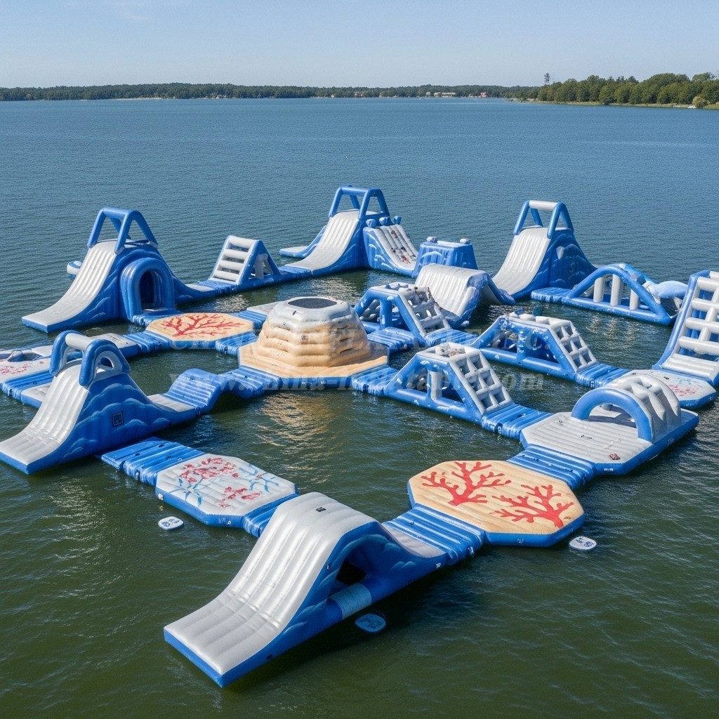 S522 Ocean Theme Inflatable Water Park