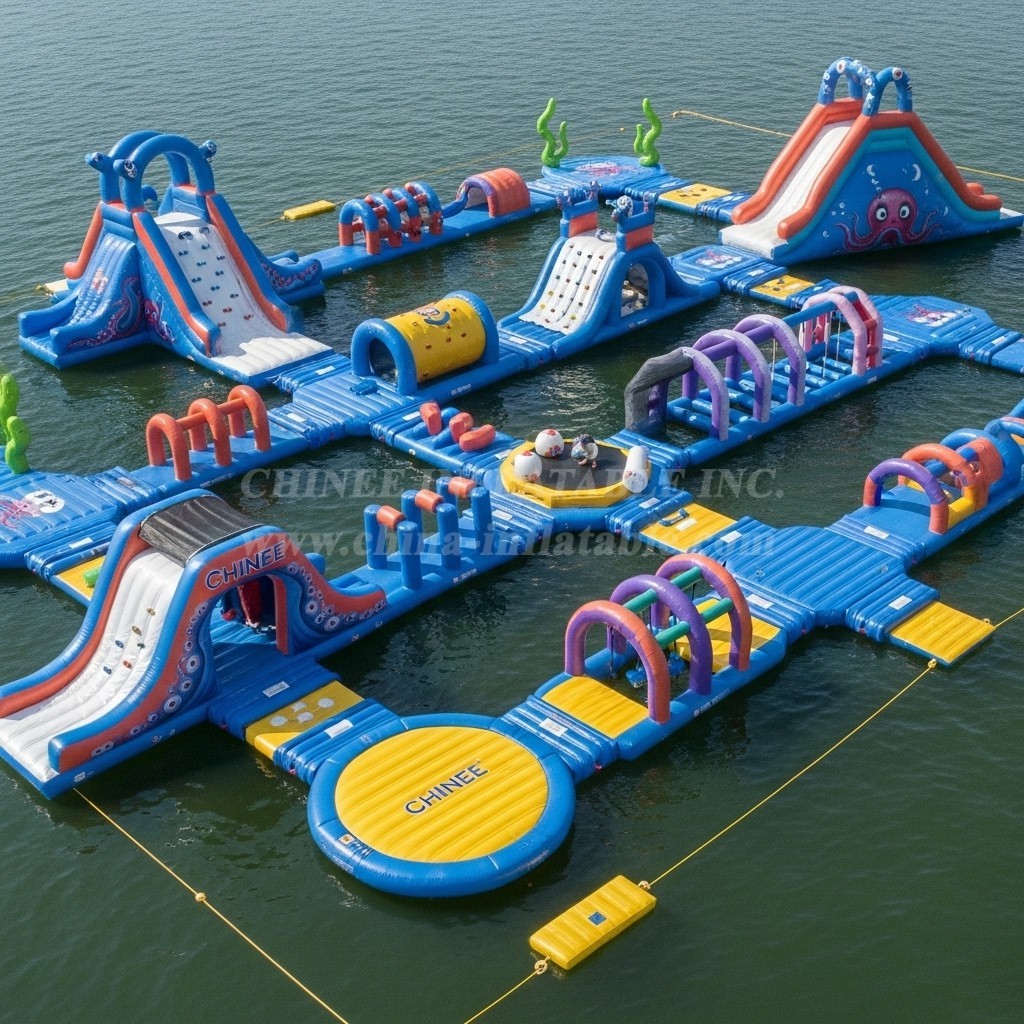 S530 Octopus Theme Inflatable Water Park