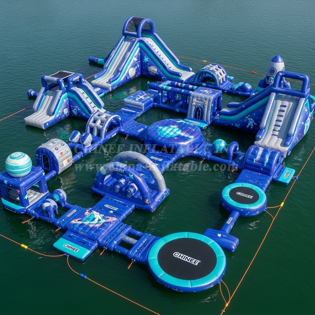 S564 Space Theme Inflatable Water Park