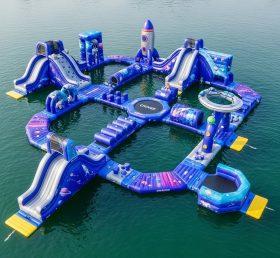 S565 Space Theme Inflatable Water Park