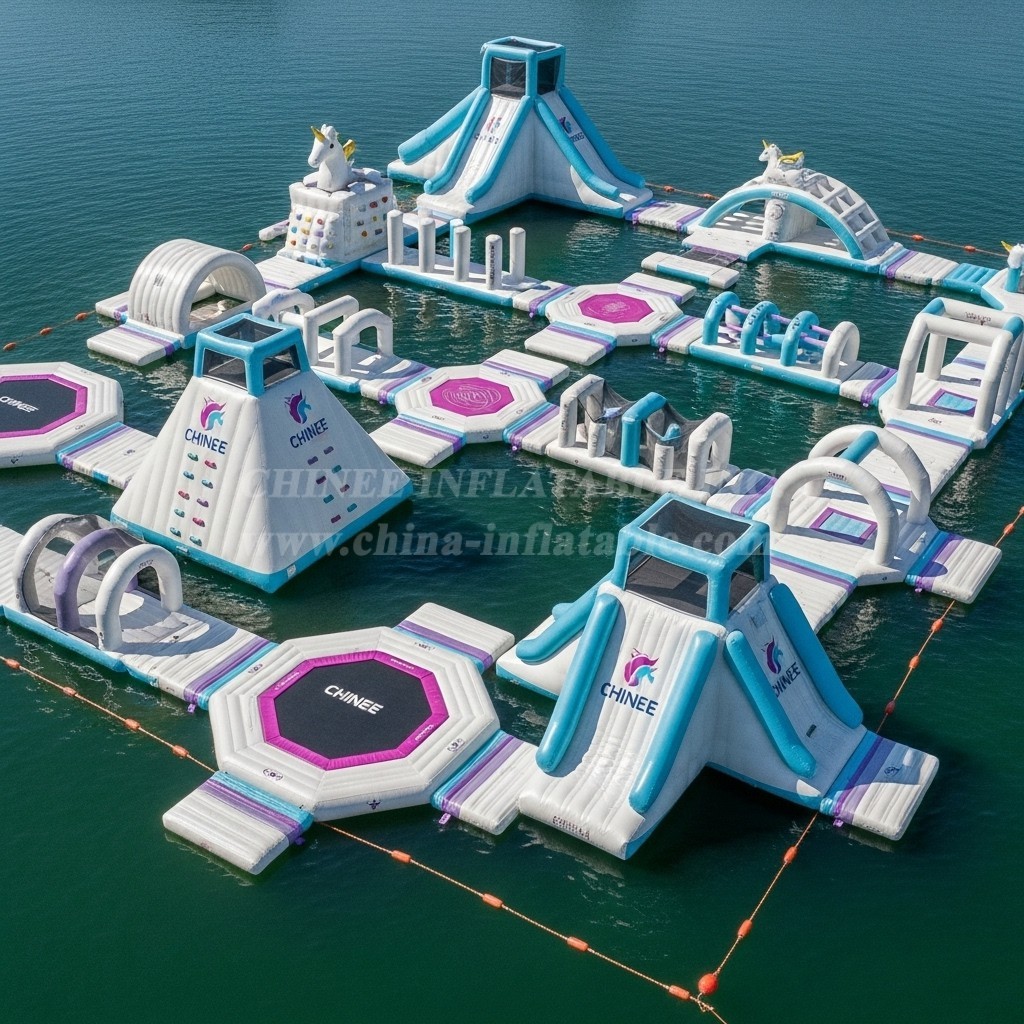 S576 Unicorn Theme Inflatable Water Park