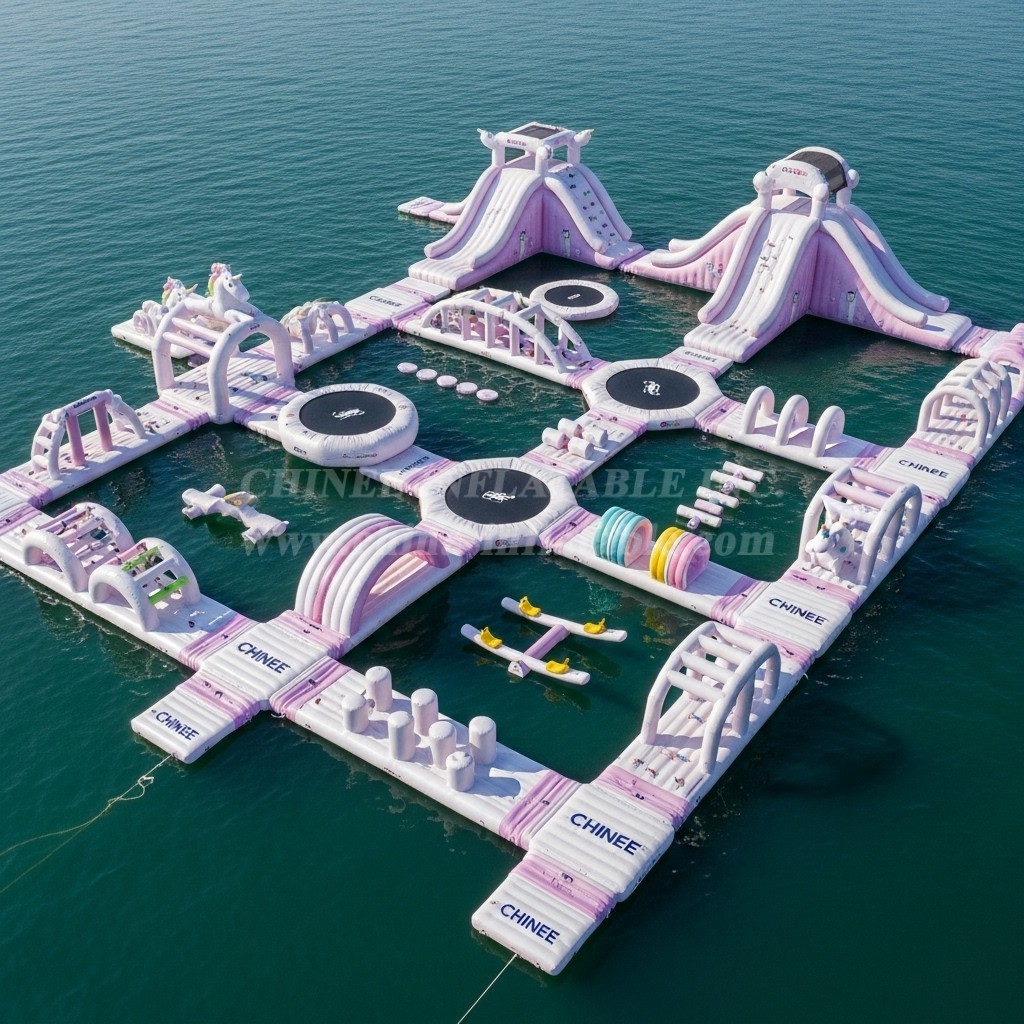 S578 Unicorn Theme Inflatable Water Park