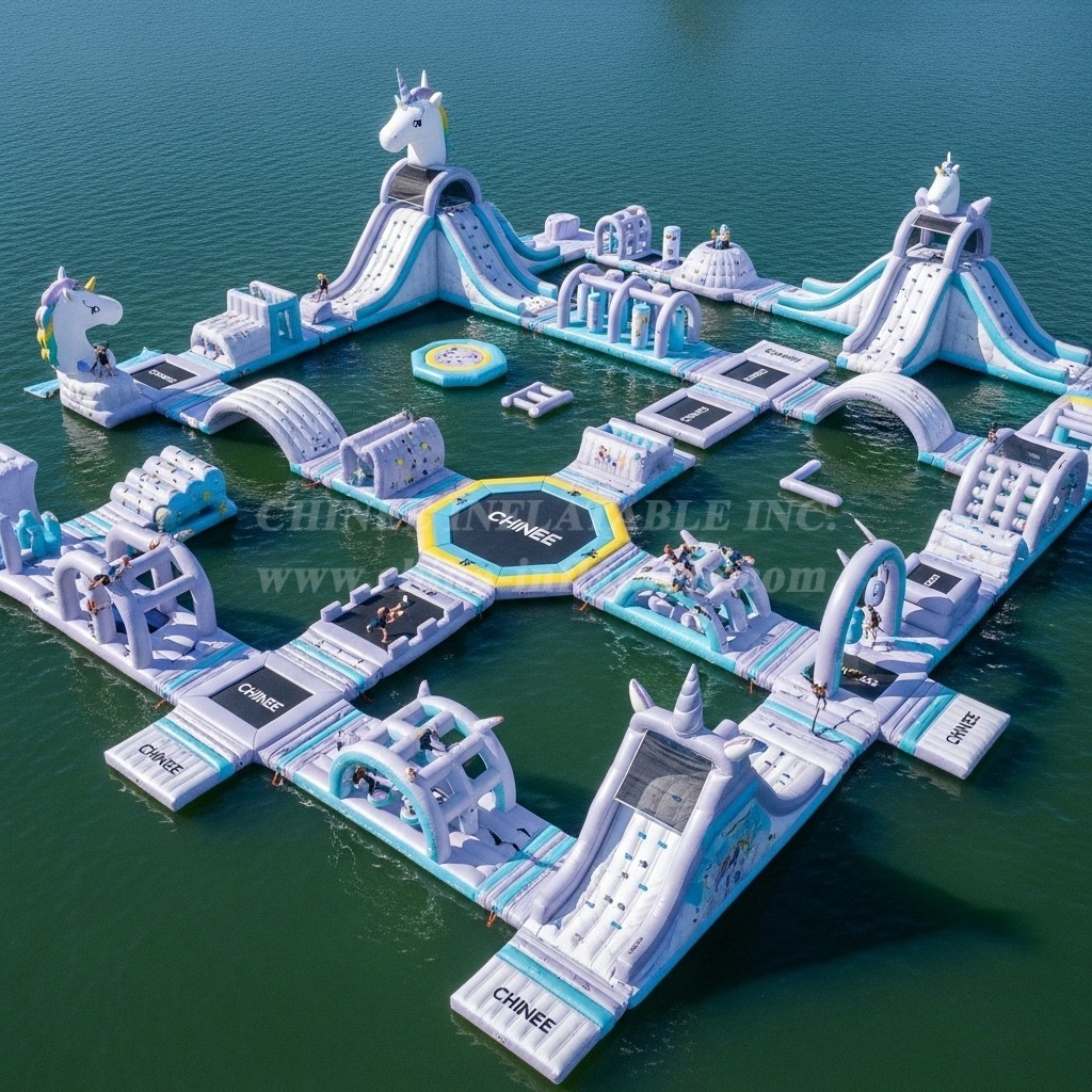 S581 Unicorn Theme Inflatable Water Park
