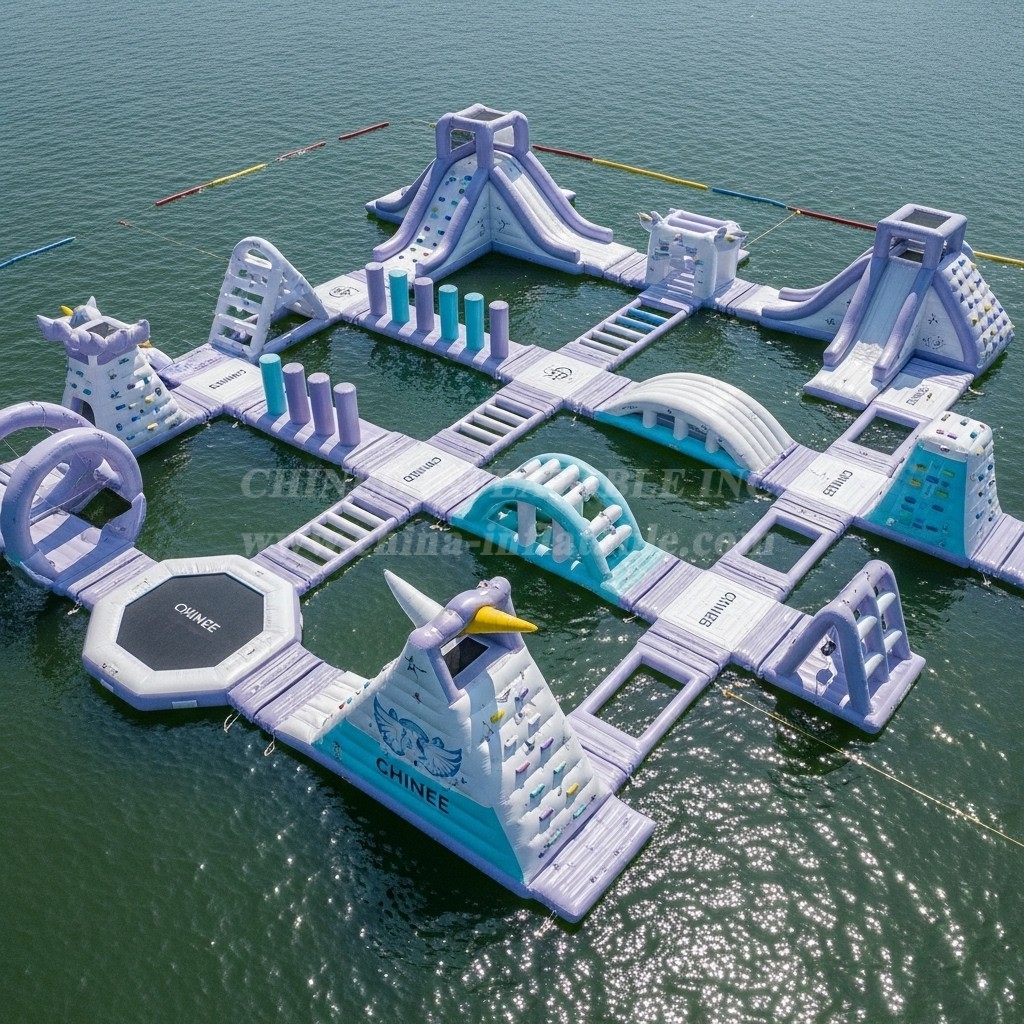 S583 Unicorn Theme Inflatable Water Park