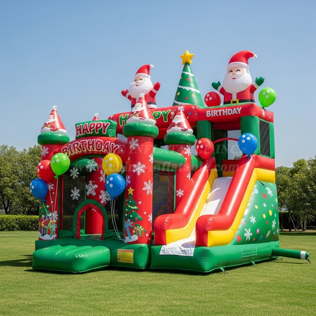 T2-8582 Christmas Santa Inflatable Combos