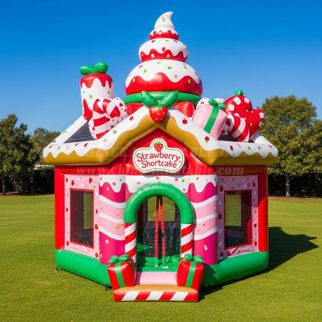 T2-8601 Strawberry Shortcake Inflatable Bouncer