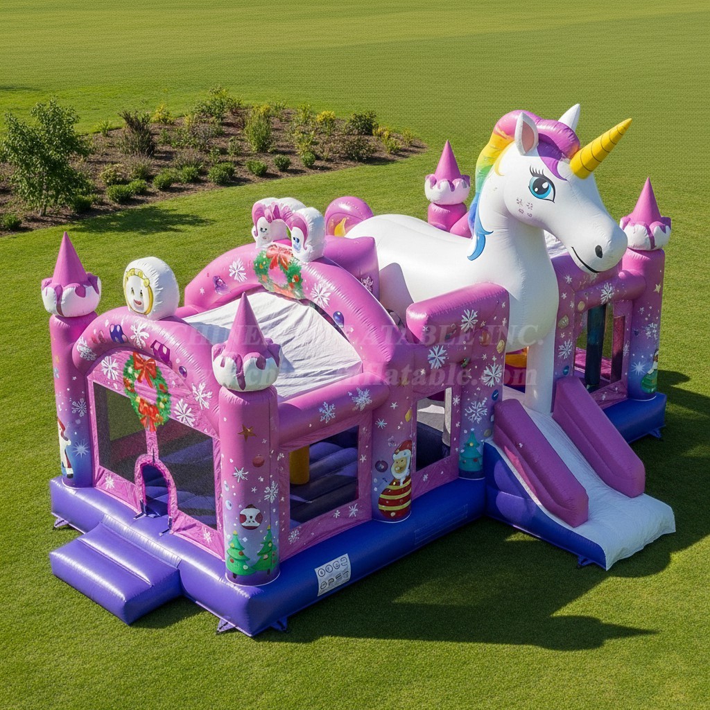 T2-8606 Unicorn Theme Inflatable Castles