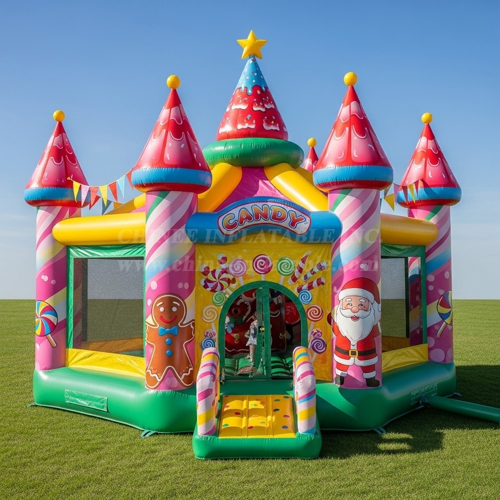 T2-8614 Candy Theme Inflatable Bouncer