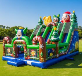 T2-8619 Christmas Cryptocurrency Theme Inflatable Combos