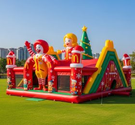 T2-8626 Mcdonald Christmas Theme Inflatable Bouncer