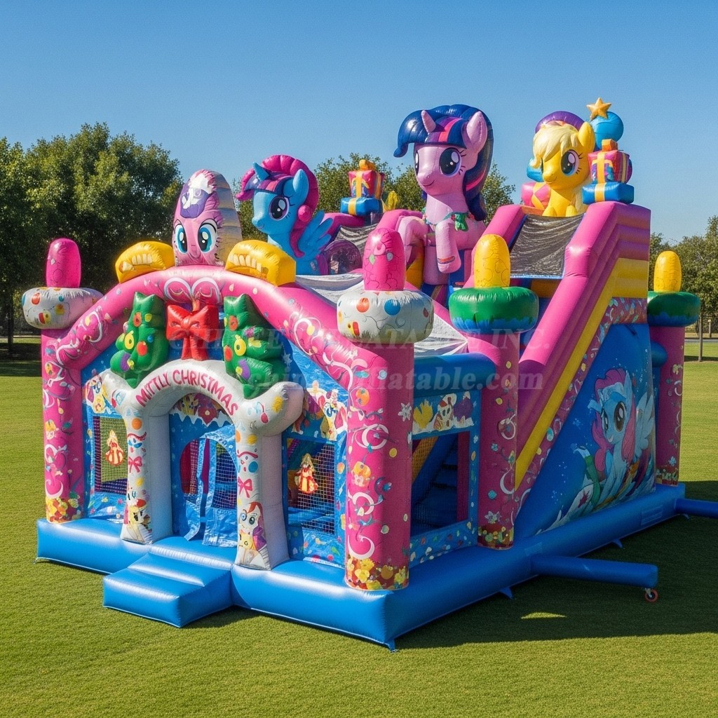 T2-8631 My Little Pony Christmas Inflatable Combo