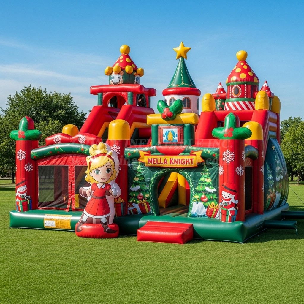 T2-8632 Nella Knight Christmas Inflatable Combo