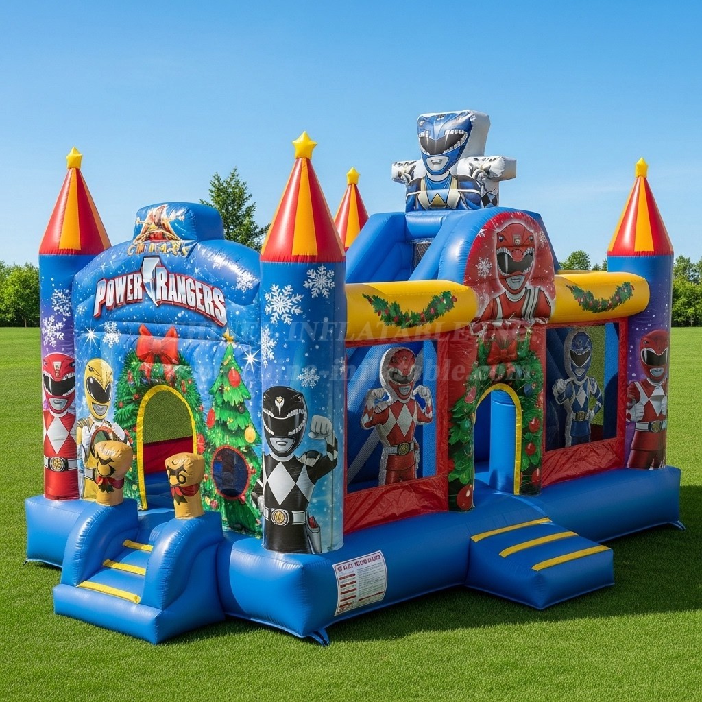 T2-8636 Power Rangers Theme Inflatable Castles