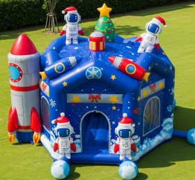 T2-8638 Space Christmas Inflatable Bouncer