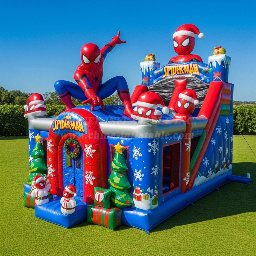 T2-8639 Spider-Man Christmas Theme Inflatable Combos