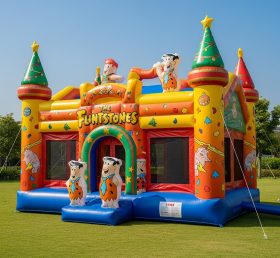 T2-8647 The Flintstones Christmas Inflatable Castles