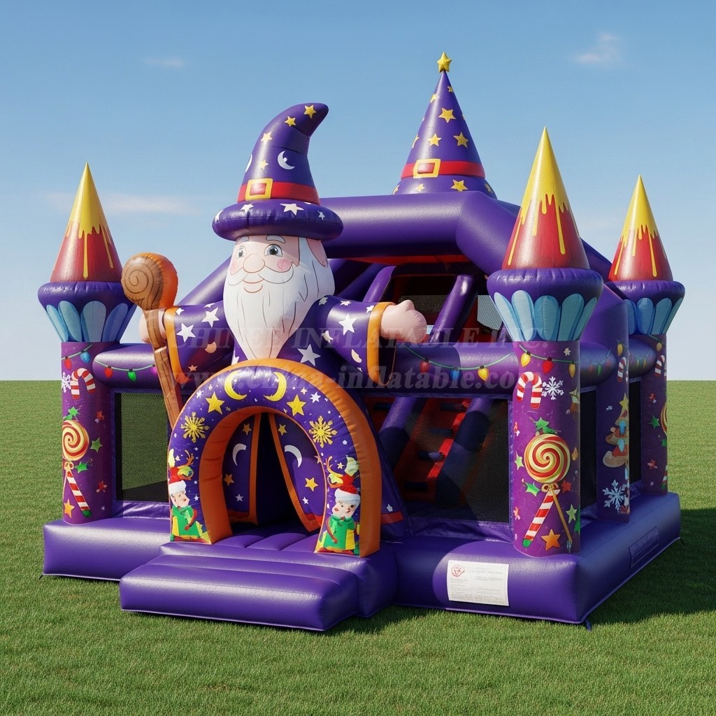 T2-8653 Wizard Theme Inflatable Combos