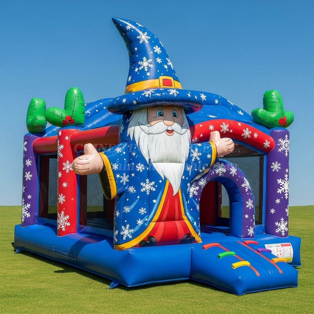 T2-8654 Wizard Theme Inflatable Bouncer