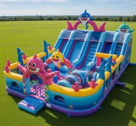 T6-6388 Baby Shark Theme Inflatable Funcity