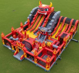 T6-6393 Blaze Monster Theme Inflatable Funcity