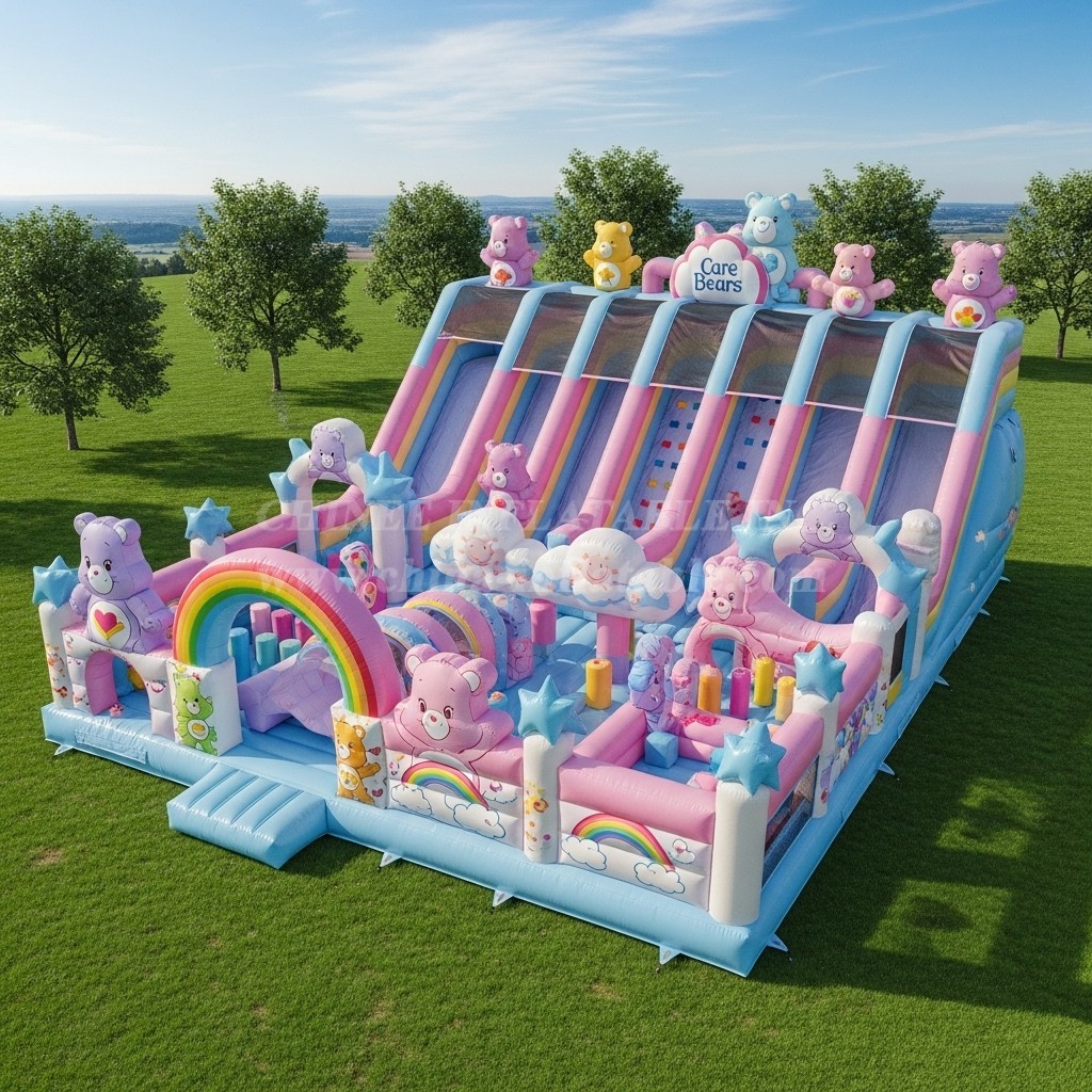 T6-6404 Care Bears Theme Inflatable Funcity