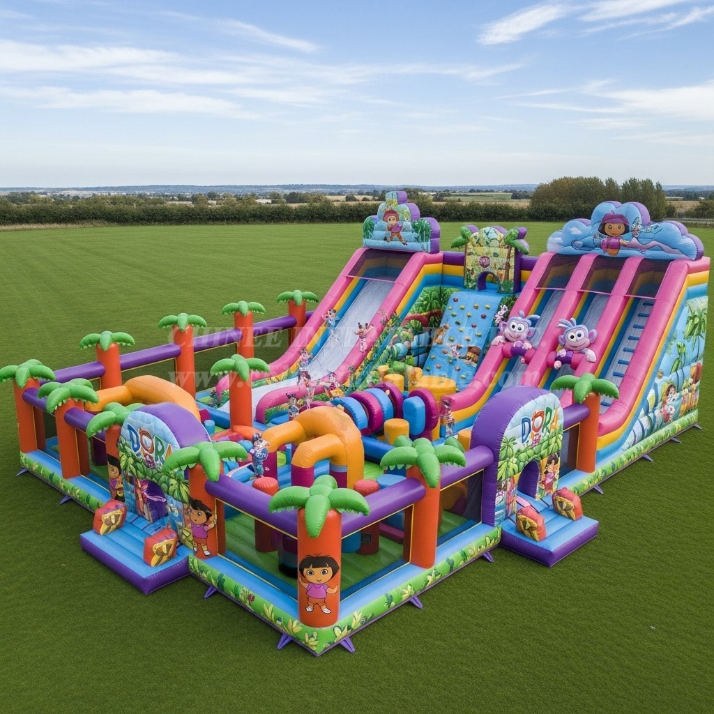 T6-6426 Dora Theme Inflatable Funcity