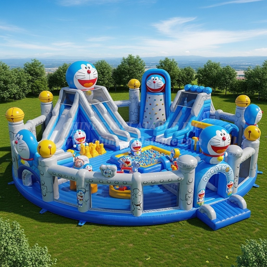 T6-6428 Doraemon Theme Inflatable Funcity