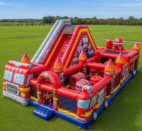 T6-6440 Firetruck Theme Inflatable Funcity