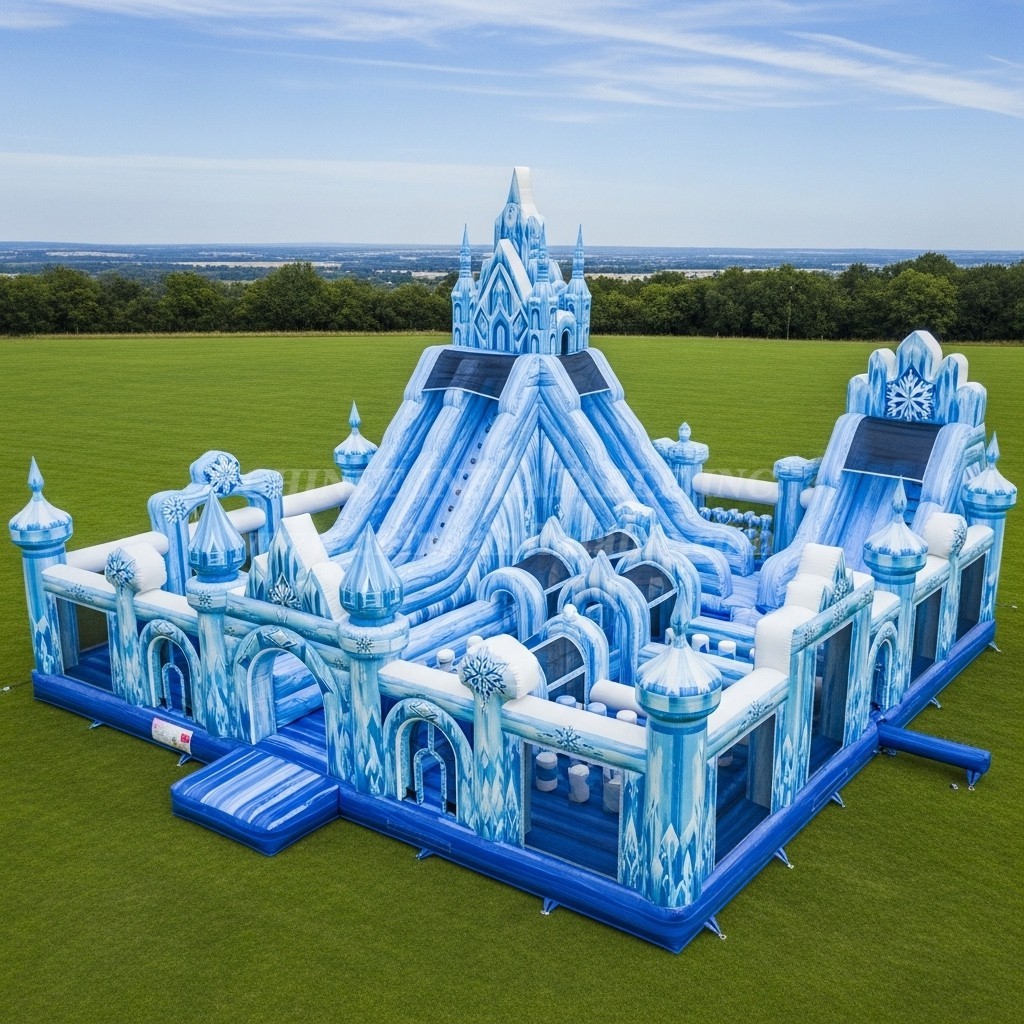 T6-6448 Frozen Theme Inflatable Funcity