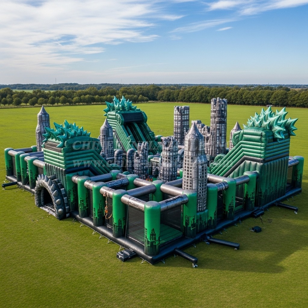 T6-6455 Godzilla Theme Inflatable Funcity